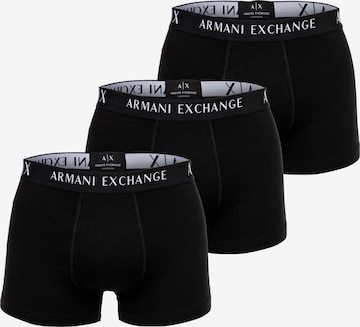 ARMANI EXCHANGE Boxer shorts in Black: front