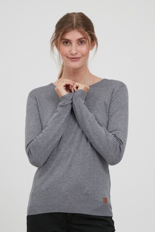 Oxmo Sweater 'Edda' in Grey: front