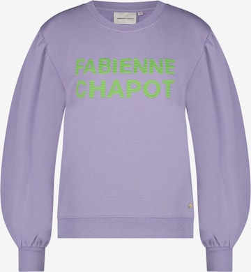 Sweat-shirt 'Flo' Fabienne Chapot en violet : devant