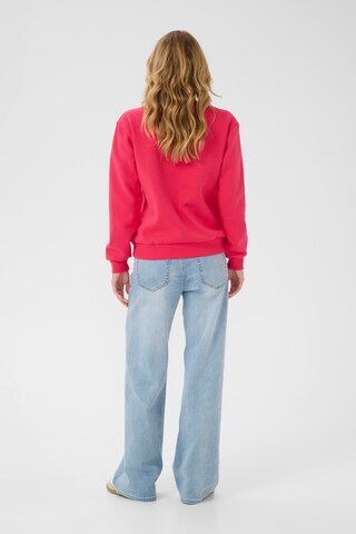 Kaffe Sweatshirt 'Anne' in Roze