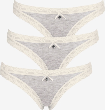 like it! Thong 'Kim' in Beige: front