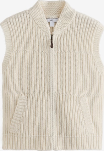 Gilet in maglia di Next in beige: frontale