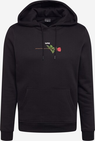 Sweat-shirt MT Men en noir : devant