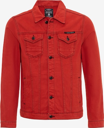 CIPO & BAXX Jeansjacke in Rot: predná strana