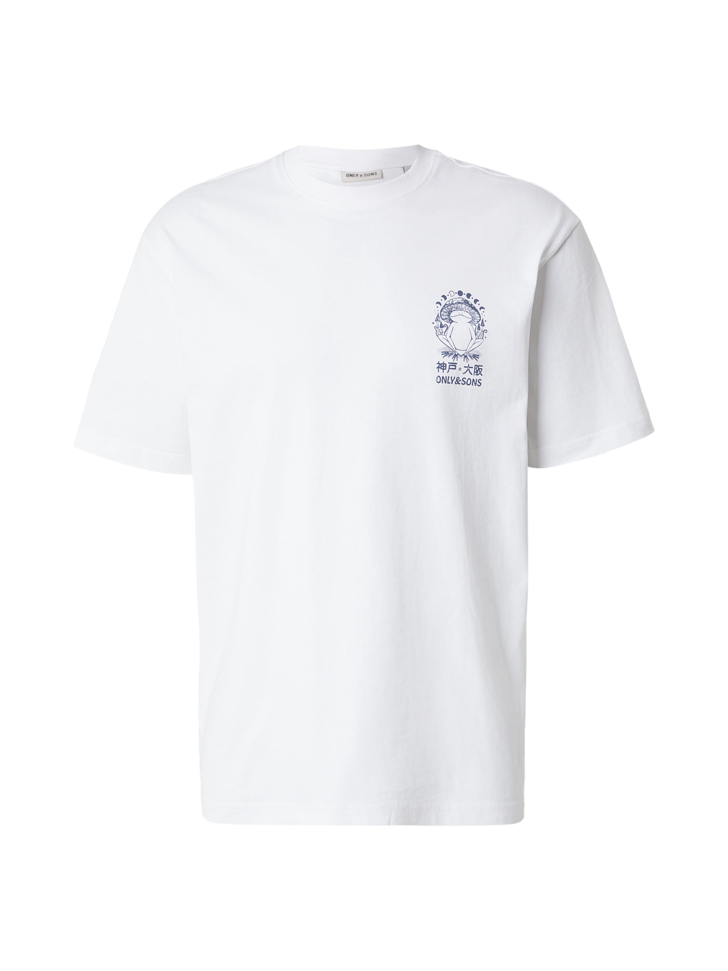 Only & Sons Bluser & t-shirts 'ONSCHAMPI' i hvid: forside