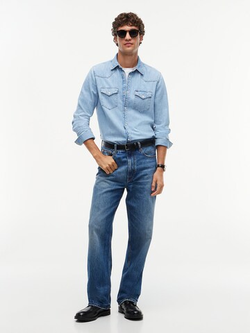 Coupe regular Chemise TOMMY HILFIGER en bleu