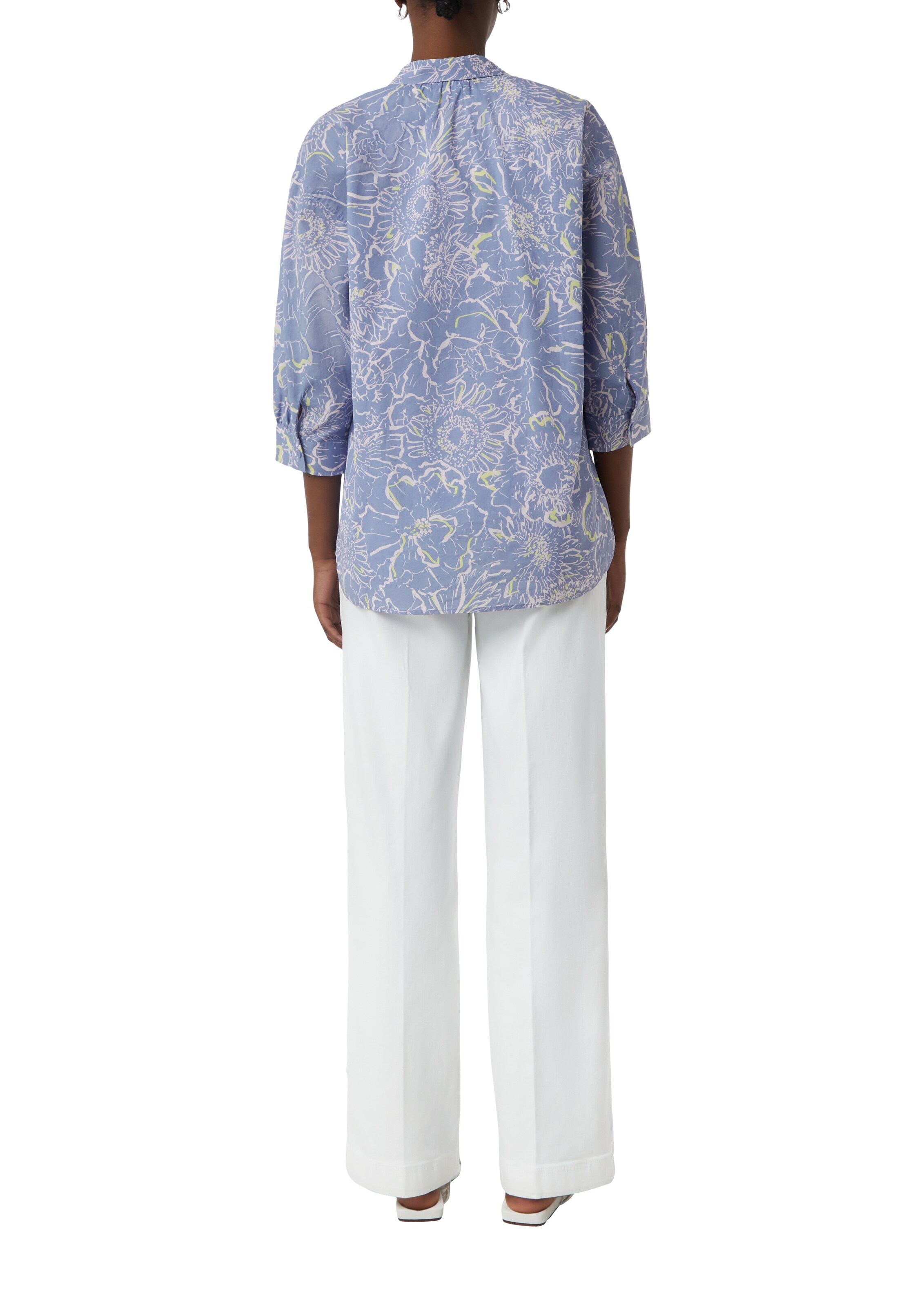 comma casual identity Bluse in Blau