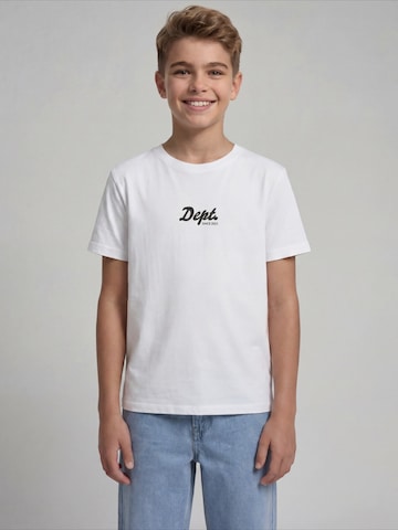 JJ Rebel Shirt 'JREBELIJAH' in White: front