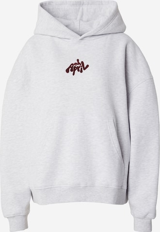 OH APRILSweater majica 'Boyfriend' - siva boja: prednji dio