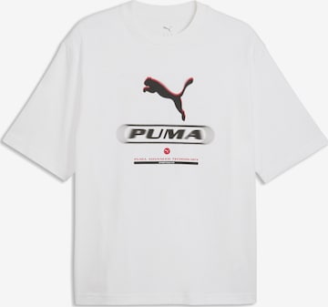 PUMA Performance Shirt in White: front