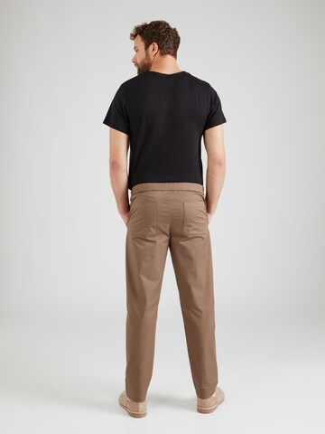 ABOUT YOU x Kevin Trapp Regular Trousers 'Lio' in Brown
