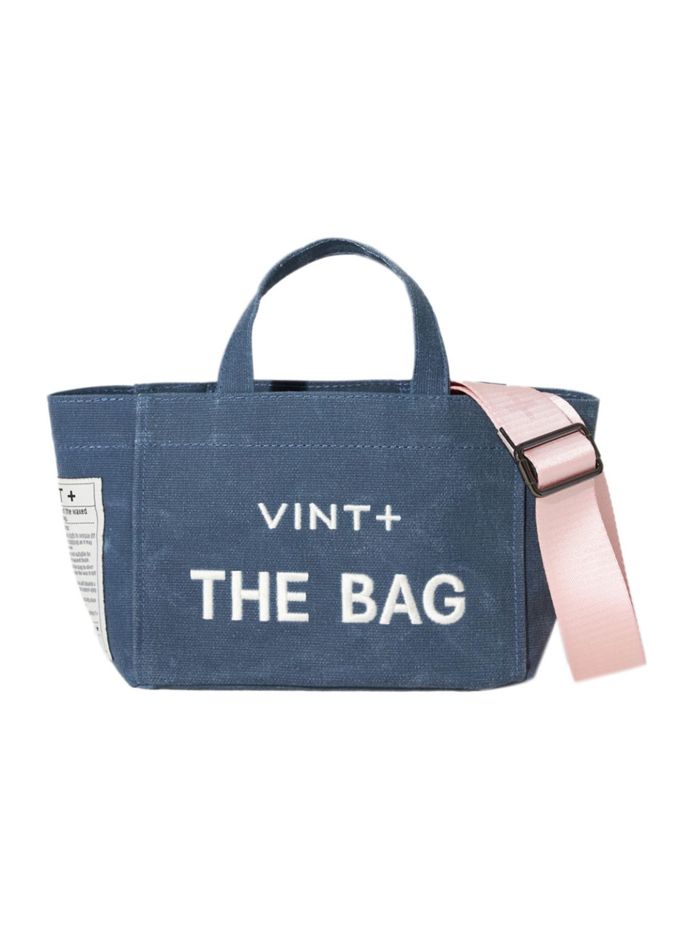 VINT+ Handbag in Blue: front