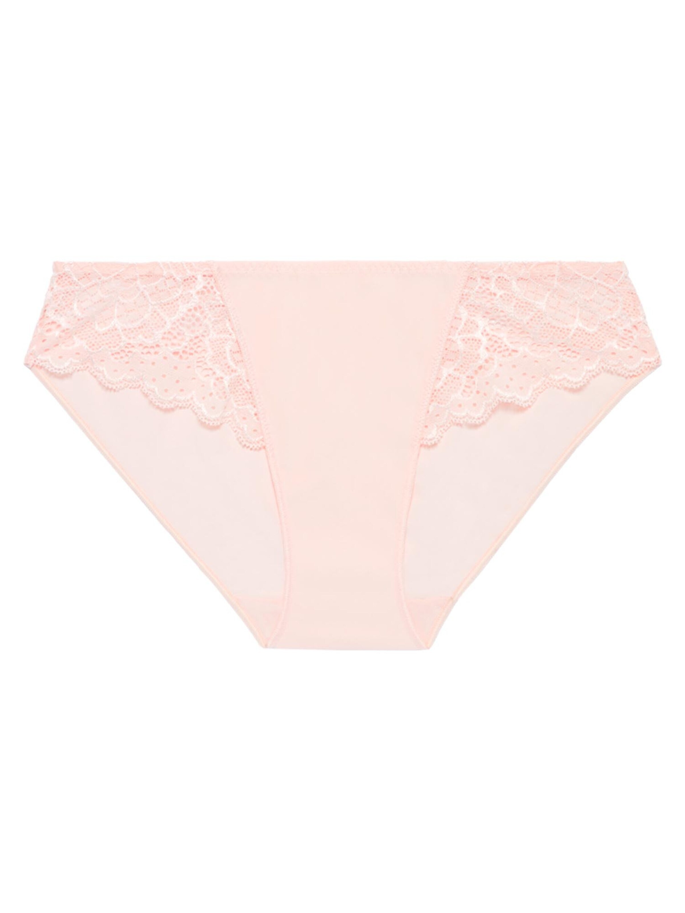 Simone Perele Slip 'Caresse' in Roze: voorkant