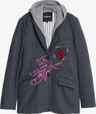 Desigual Bleiseri koossa 40 värissä grafiitti / vaaleanharmaa / vaalea pinkki, Tuotenäkymä