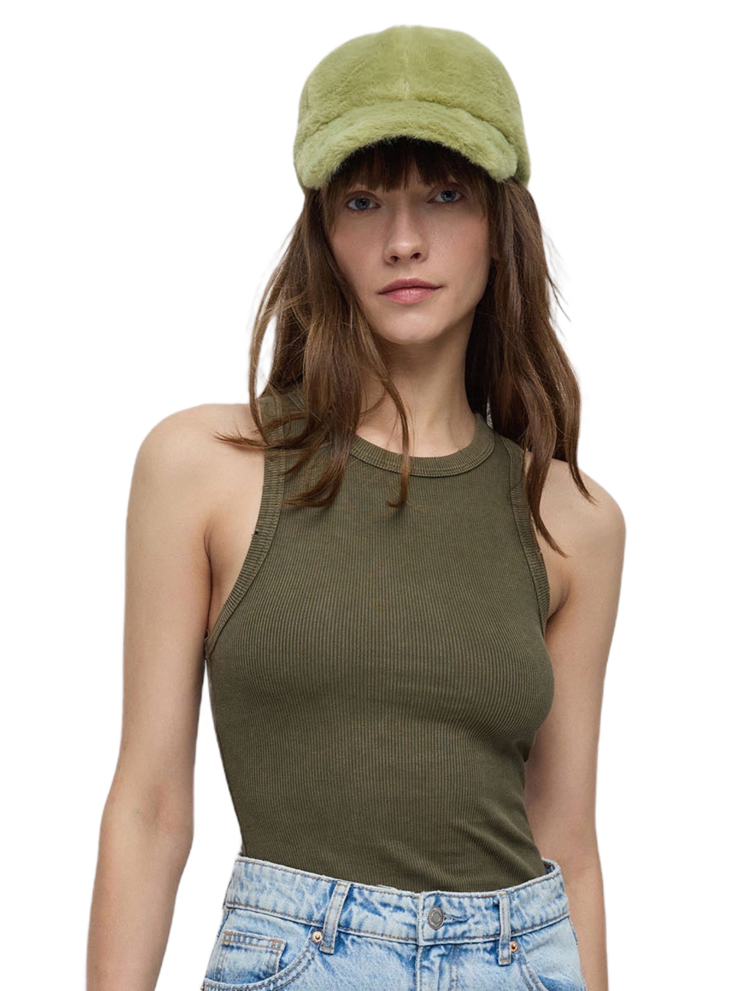 No Matter What Top in Green: front