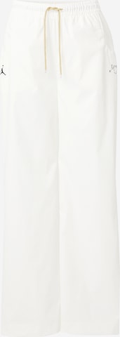 Jordan Wide leg Broek in Wit: voorkant