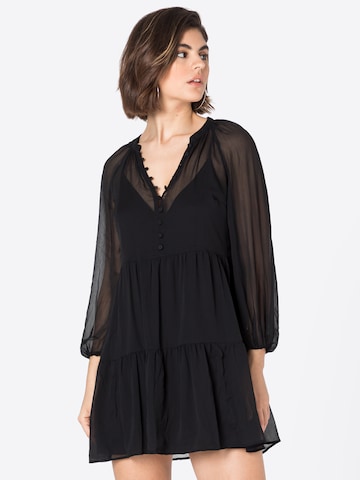 Robe Abercrombie & Fitch en noir : devant