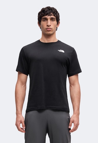Maglietta 'TESTED AND PROVEN' di THE NORTH FACE in nero: frontale