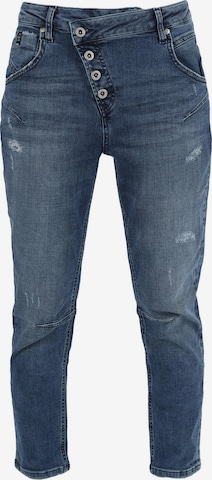 Miracle of Denim Jeans 'Iris' in Blue: front