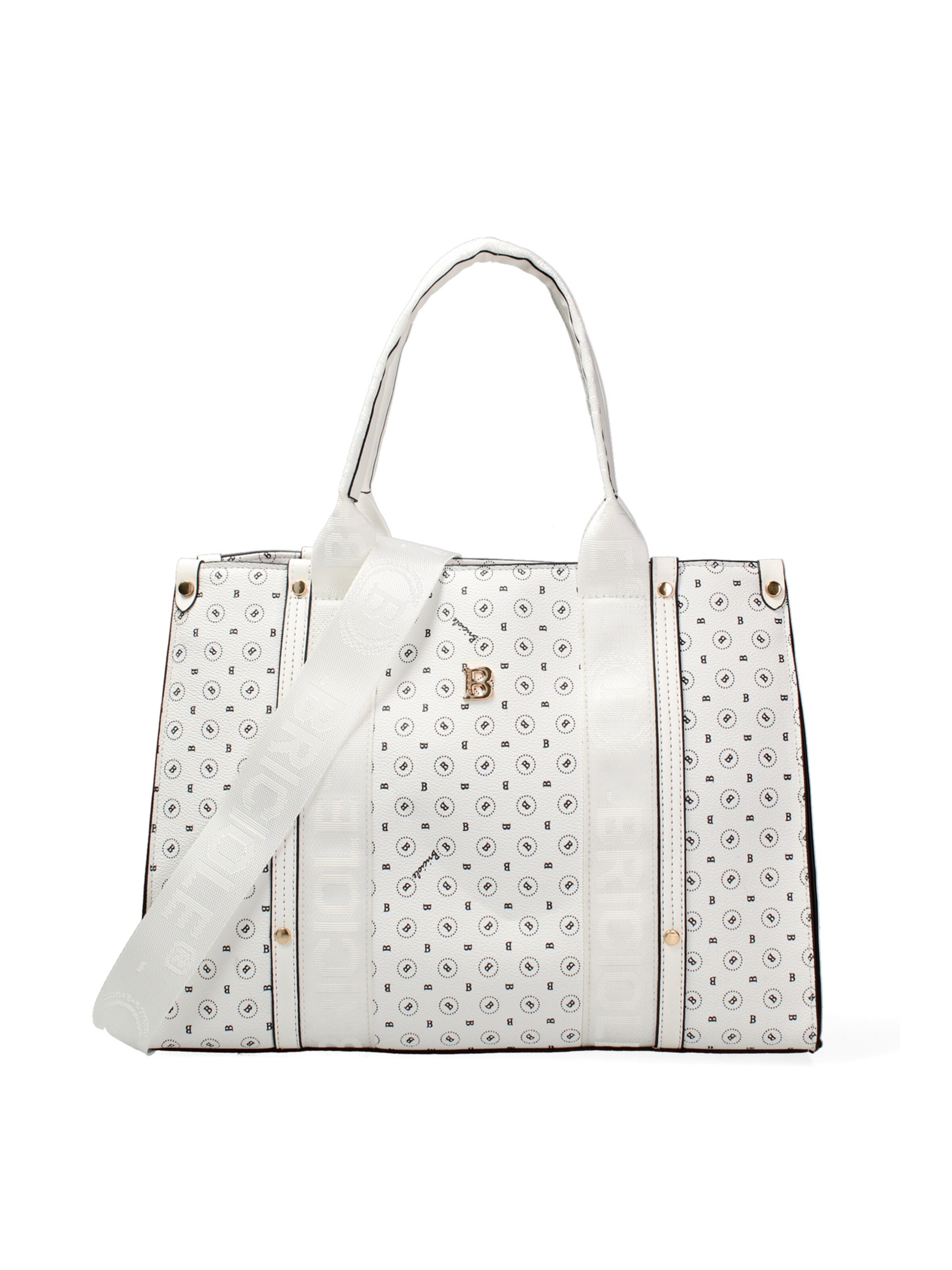 Sac bandoulière Briciole en blanc : devant