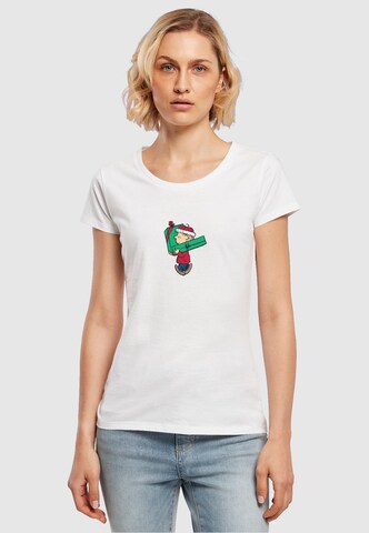 T-shirt 'Peanuts Charlies Presents' Merchcode en blanc : devant