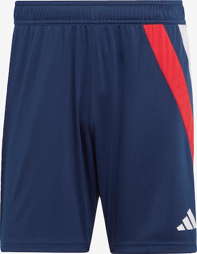 ADIDAS PERFORMANCE Pantalon de sport 'Fortore 23' en bleu / bleu marine / rouge / blanc, Vue avec produit