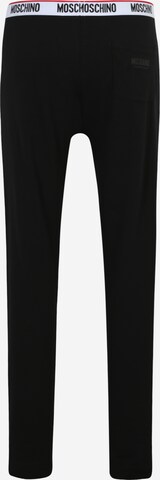 Regular Pantalon de pyjama Moschino Underwear en noir