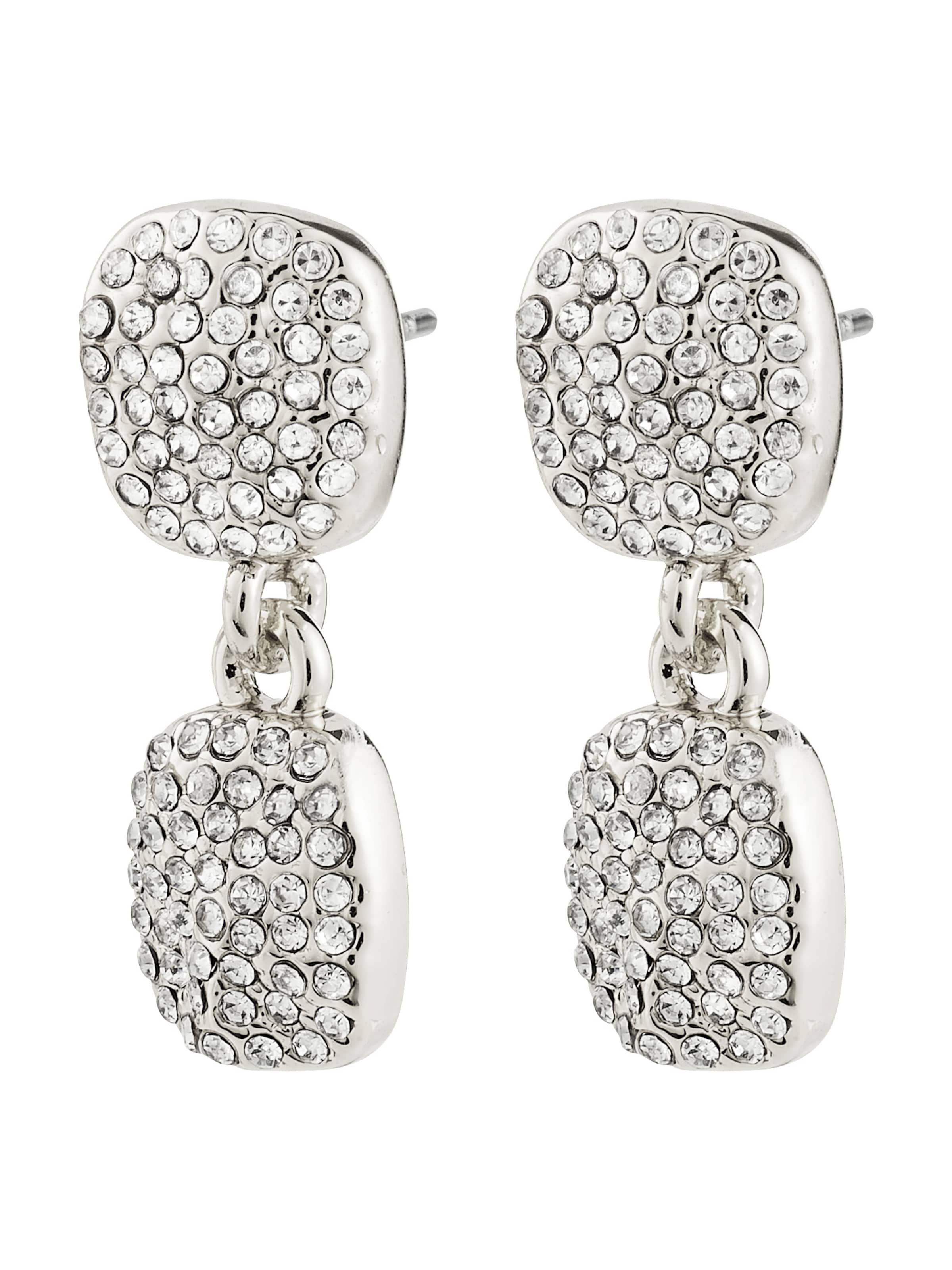 Pilgrim Серьги 'Ember' в Серебристый: спереди