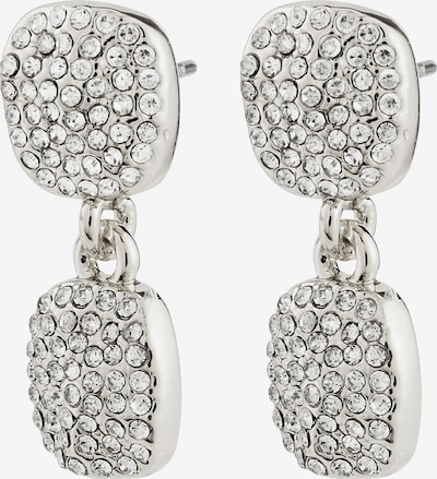 Auskarai 'Ember' iš Pilgrim, spalva – sidabrinė / skaidri spalva, Prekių apžvalga