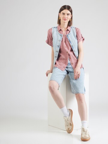 VERO MODA Блузка 'VMBUMPY' в Ярко-розовый