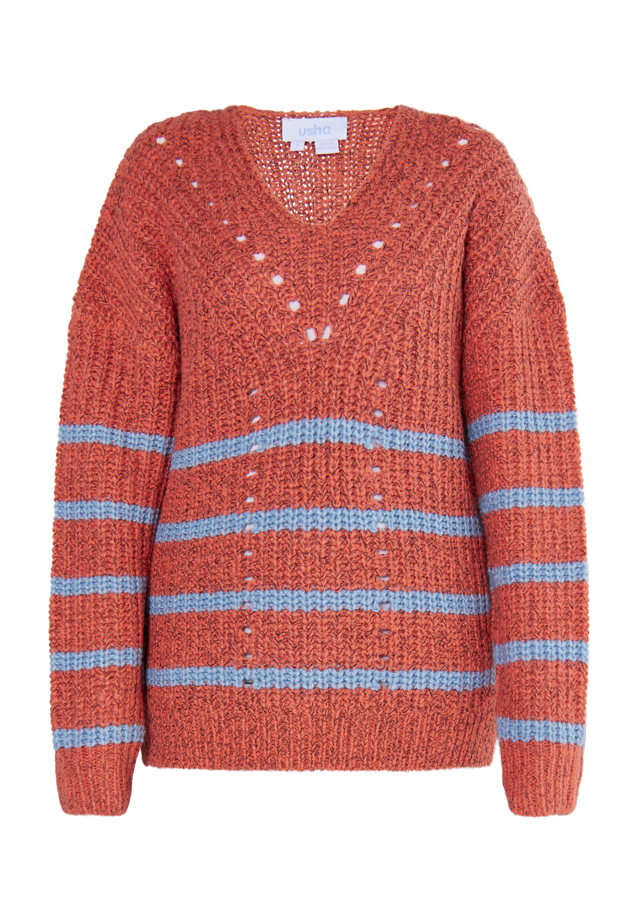 usha BLUE LABEL Пуловер в червено: отпред