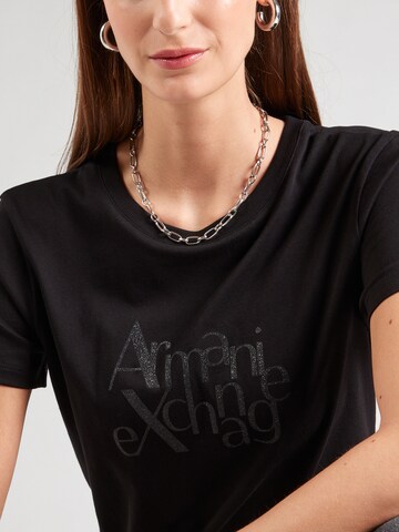 ARMANI EXCHANGE - Camiseta en negro