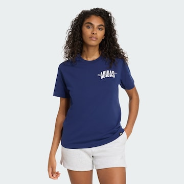 ADIDAS SPORTSWEAR Functioneel shirt 'Collegiate' in Blauw: voorkant