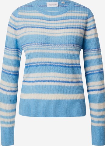 Pull-over comma casual identity en bleu : devant