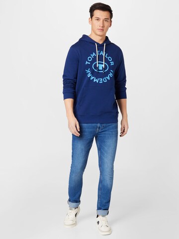 TOM TAILOR Sweatshirt in Blue