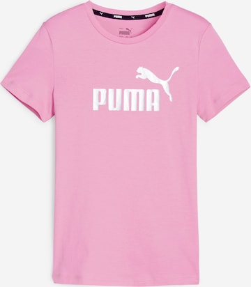 T-Shirt PUMA en rose : devant