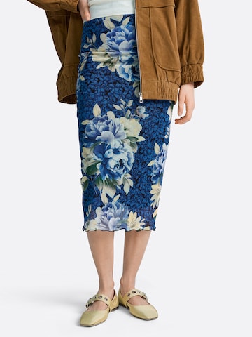 Fustă de la Rich & Royal pe albastru: față