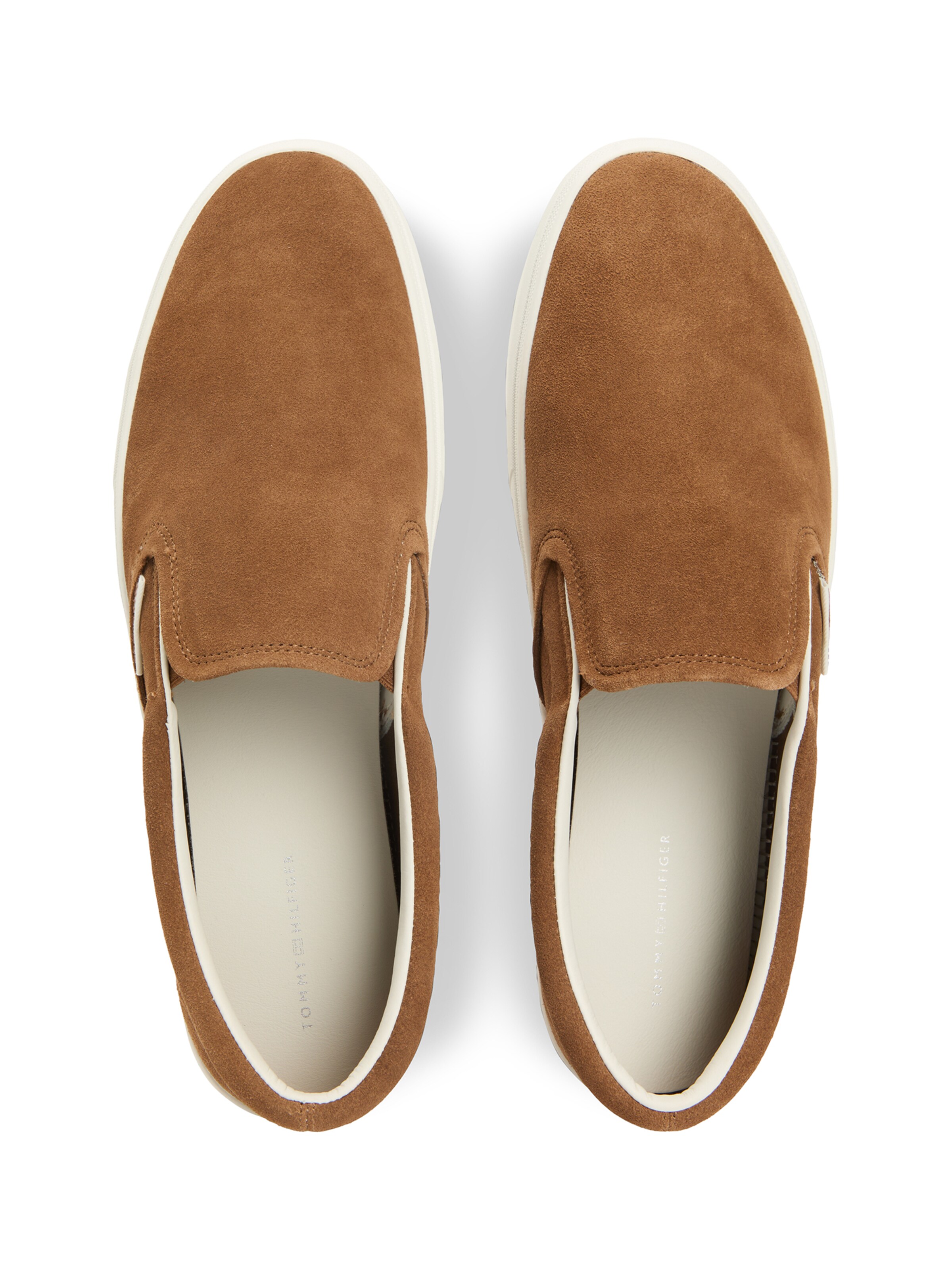 TOMMY HILFIGER Natikač | rjava barva