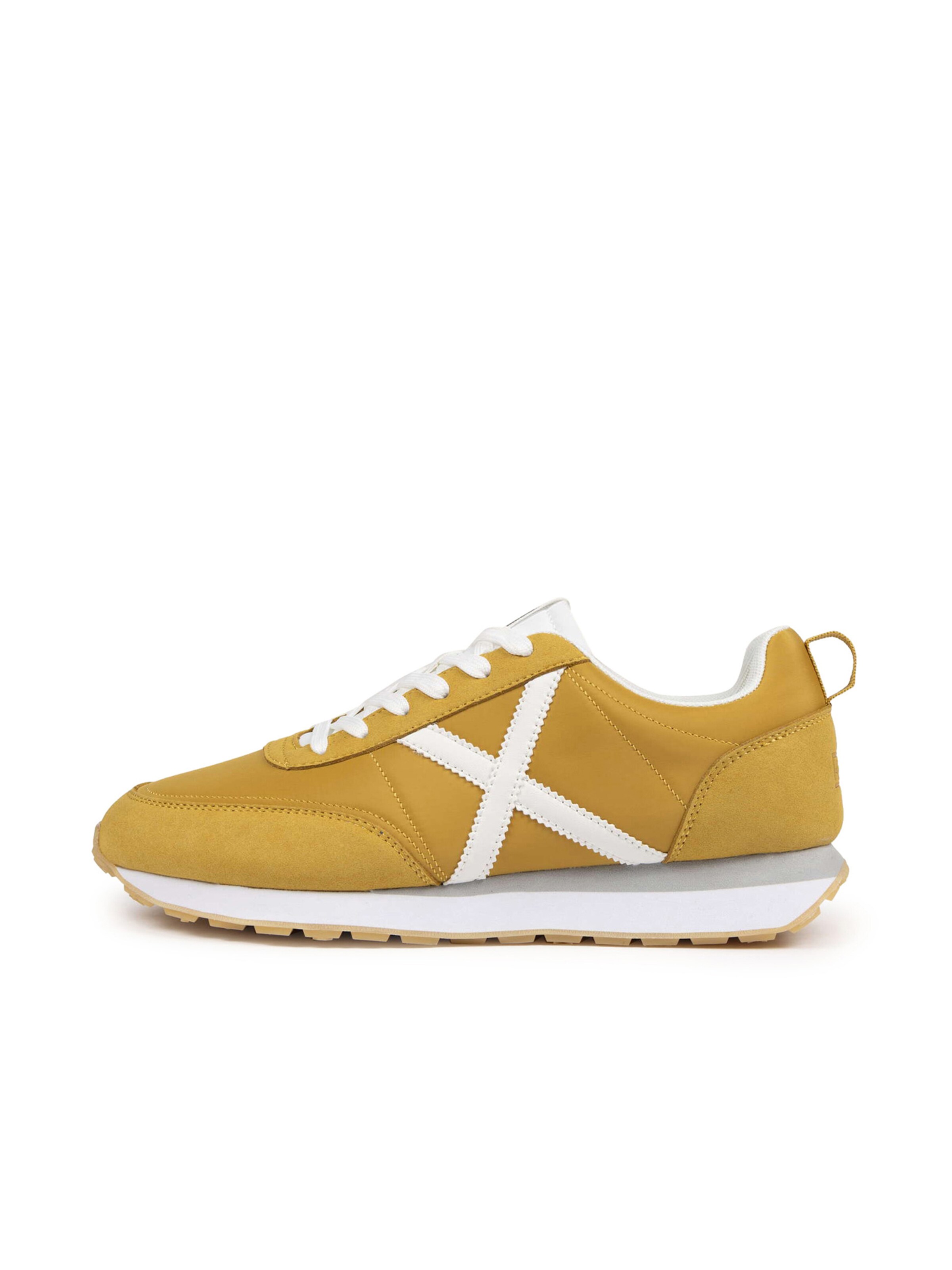 Sneaker bassa 'Rush' MUNICH di colore senape / bianco, Visualizzazione prodotti