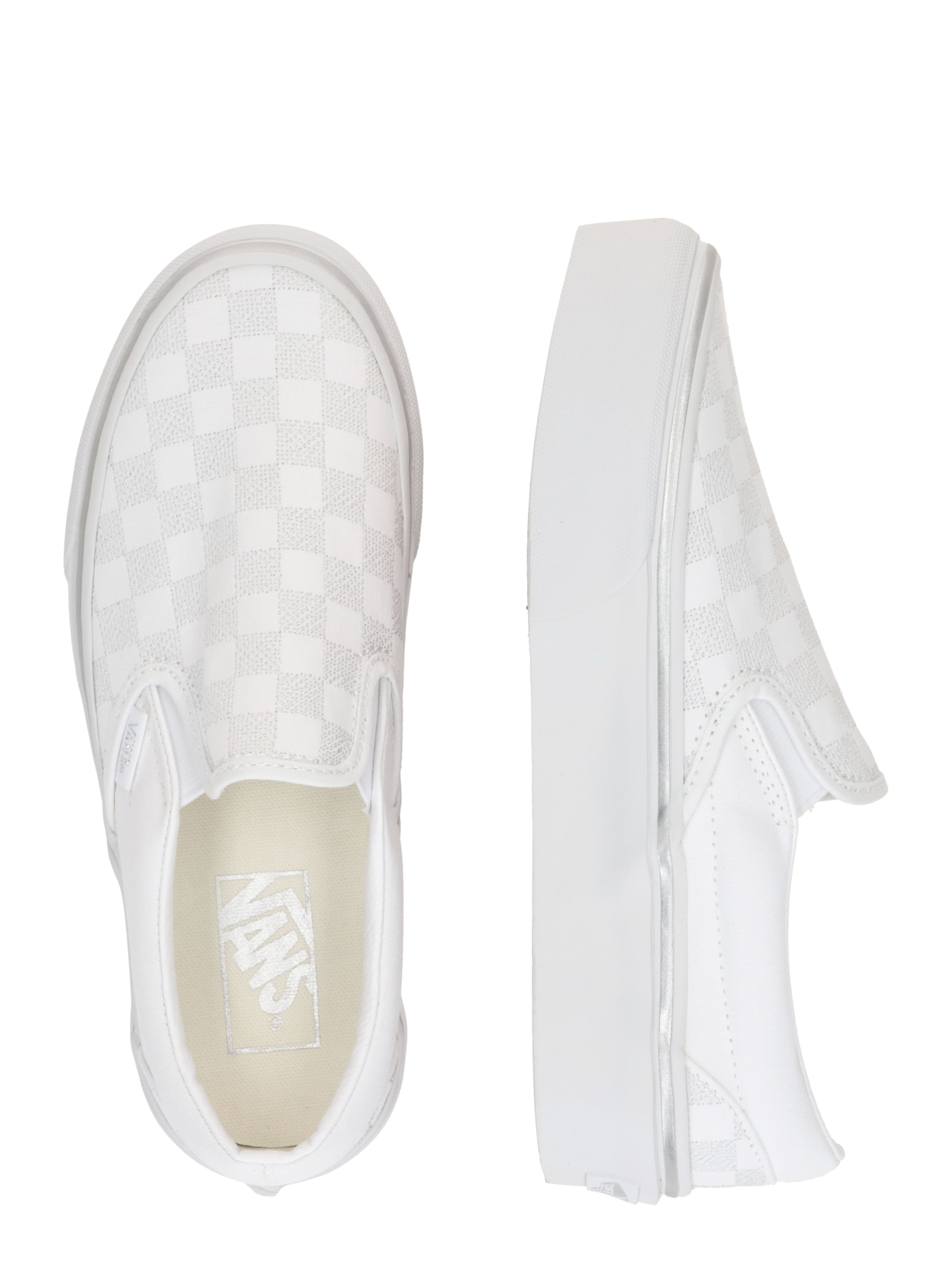 Slip on 'Classic' VANS en argent