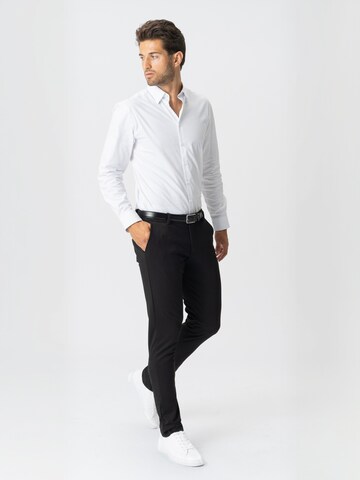 TEESHOPPEN Regular Trousers ' Performance ' in Black: side