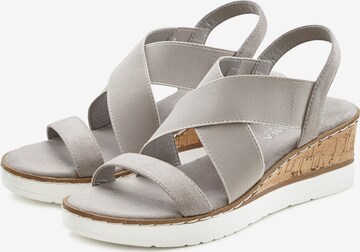 LASCANA Sandal in Grey