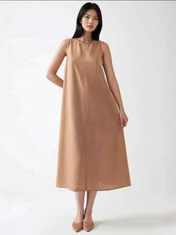 Hiccup Dress in Beige