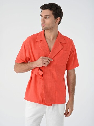 Regular fit Camicia di Antioch in arancione
