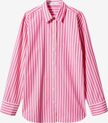 Bluză 'JUANES' de la MANGO pe roz: față
