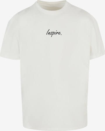 T-Shirt 'Inspire' Merchcode en blanc : devant