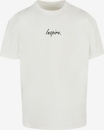 Merchcode Shirt 'Inspire' in White: front