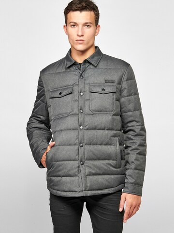 KOROSHI Weatherproof jacket in Grey: front