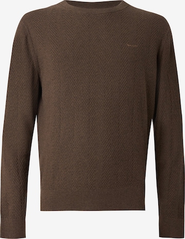 Pull-over GANT en marron : devant