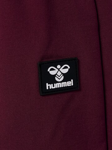 Effilé Pantalon d'extérieur Hummel en rouge